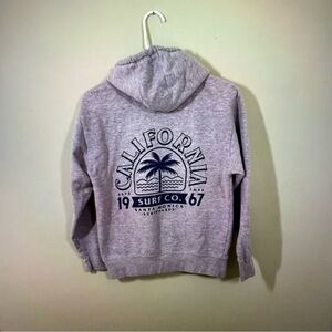 SCW Gray hoodie with California print